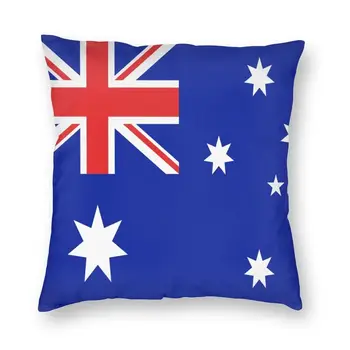 Avustralya ulusal Bayrağı minder örtüsü Baskı Avustralya Vatansever yer yastığı Kılıfı için Araba Moda Yastık Dekorasyon