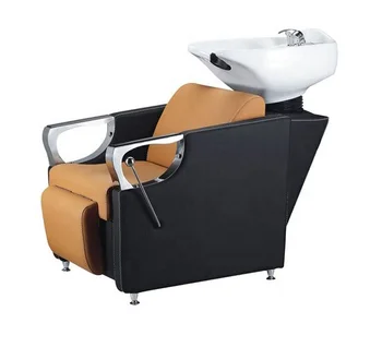Saç Yıkama Yatak Şampuan Sandalye Masaj / Yatak Başı Şampuan Salon Mobilya Seramik şampuan haznesi Yıkama Saç Geleneksel