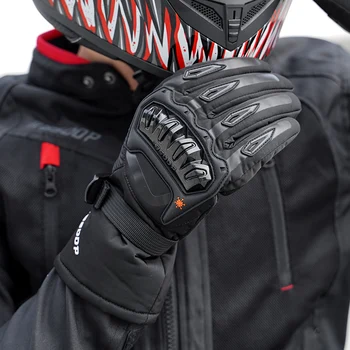 BSDDP Motosiklet motokros eldivenleri Rüzgar Geçirmez Su Geçirmez bisiklet eldiveni dokunmatik ekran eldiveni Kış Suzuki GSXR 600 750 1000 İçin