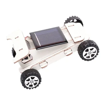 Araba Modeli Güneş Kiti Kitleri Oyuncak Powered Yapı Oyuncaklar Eğitici Çocuk Dıy Deney Montaj Cars3Drobot Çocuk Bulmacalar Ahşap Proje