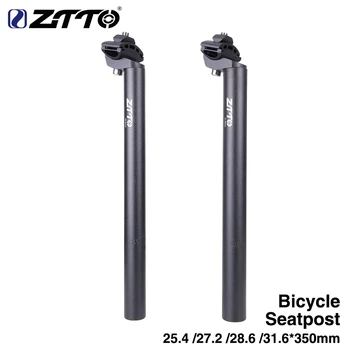 ZTTO Bisiklet Parçaları MTB Yol Bisikleti bisiklet selesi Sonrası Tüp Superlight SeatPost 25.4 27.2 28.6 31.6 350mm