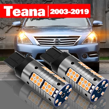Nissan Teana için 1 2 3 J31 J32 J33 2003-2019 Aksesuarları 2 adet LED sinyal lambası 2010 2011 2012 2013 2014 2015 2016 2017 2018