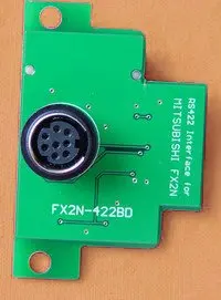 FX2N-422-BD RS422 için FX2N PLC RS422 iletişim kartı FX2N422BD ücretsiz kargo kutuda yeni FX2N-422BD