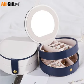 Taşınabilir Mücevher Kutusu Prenses Avrupa Kore Mini Küpe Kulak Tırnak El Takı saklama kutusu Elmas Aksesuarları Takı Kutuları