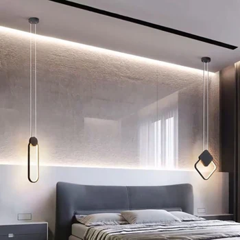 Nordic başucu avize modern restoran bar yemek masası LED tavan lambası cafe oturma odası yatak odası ev aydınlatma armatürleri