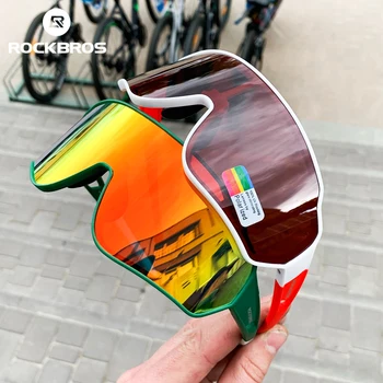 ROCKBROS Polarize Spor Güneş Gözlüğü Erkek Kadın Bisiklet Gözlük MTB Bisiklet Gözlük Miyopi Çerçeve gafas ciclismo Bisiklet Güneş Gözlüğü