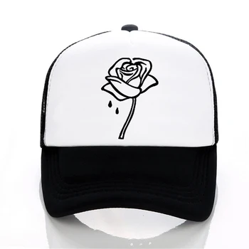 Güller Erkekler Kadınlar Beyzbol Kapaklar Bahar Yaz file şapka Kadınlar için Snapback şapka Baba Şapka