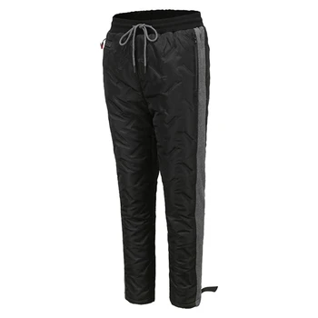 Isıtmalı pantolon Polar kalınlaşma sıcak ısıtma pantolon kadın erkek USB elektrikli ısı pantolon kış açık 8 ısıtma bölgesi