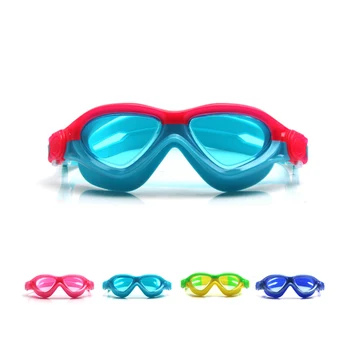 C530 Büyük Çerçeve HD Şeffaf Yetişkin / Çocuk Su Geçirmez Anti-Sis yüzme gözlükleri Dalış yüzme gözlükleri