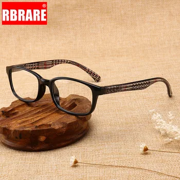 RBRARE Kare okuma gözlüğü Erkekler Plastik Çerçeveler Bahar Ayna okuma gözlüğü Gafas De Lectura Mujer İlerici Gözlük Unisex