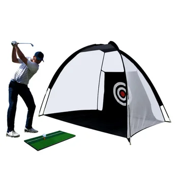 Golf ekipmanları Kapalı açık çadır bahçe çim golf isabet kafes eğitim yardımcı antrenör 3M katlanabilir golf pratik net