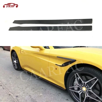 Yüksek Kaliteli Karbon karbon fiber malzeme Yan Etekler Araba Aksesuarları Ferrari California 2015 İçin Oto Styling