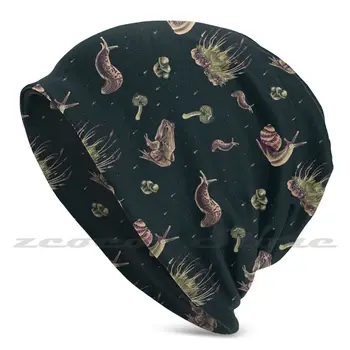 Sümüksü Erkek örgü şapka elastik yumuşak kişiselleştirilmiş Desen Mevcut Kap salyangoz Balçık yosun mantar balmumu sümüklü böcek ıslak Yumuşakça yağmurlu gün