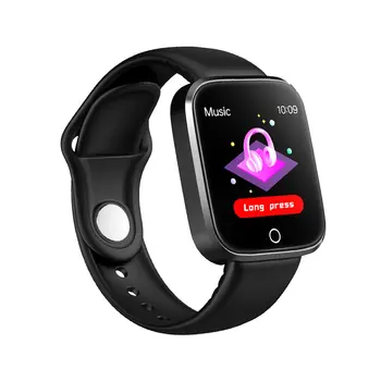 1.69 İnç akıllı saat Bilek Bandı Spor İzci Kablosuz IP67 Su Geçirmez USB Şarj Paslanmaz Kalp Hızı İzleme Smartwatch