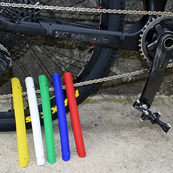 1 Adet Renkli Plastik Bisiklet Zinciri Koruyucu Dağ bisiklet iskeleti Zincir Kapak Bisiklet Zinciri Sabit Bisiklet Aksesuar Cihazı