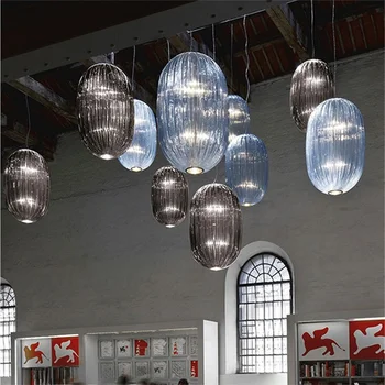 modern led cam küre demir ışık tavan led ışık tavan dekorasyonu luminaria de mesa avize aydınlatma fas dekor