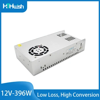 396 W Anahtarlama güç kaynağı ledi ışık Trafo AC110V-220V DC 12 V 33A Güç kaynağı kaynağı Adaptörü için LED şerit CCTV, vb.