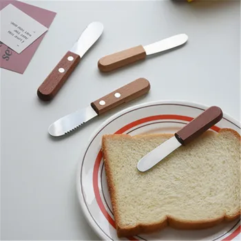 Paslanmaz Çelik Peynir Tereyağı Spatula Çocuk Çocuk Sandviç Peynir dilimleme bıçağı Kesici Güvenlik Mutfak Aracı Aksesuarları