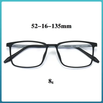 Cubojue Titanyum Gözlük Çerçeve Erkek Kadın Unisex Kare Gözlük Erkek Gözlük Okuma Miyopi Optik Lens Ultralight