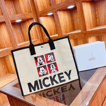 Disney Yeni Mickey bayan çanta Moda Bayanlar Bir Omuz askılı çanta Yüksek Kaliteli Büyük Kapasiteli Seyahat Organizatör Hediyeler