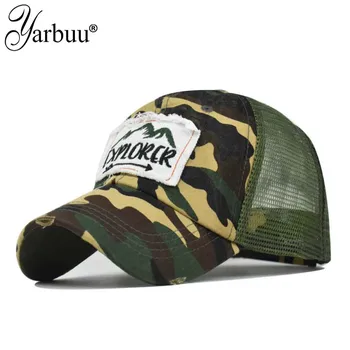 [YARBUU] Yeni marka beyzbol şapkası Snapback eğlence Yıkanmış beyzbol şapkası s Explorer tepe Hip Hop şapka Yaz net şapka Kadın Erkek
