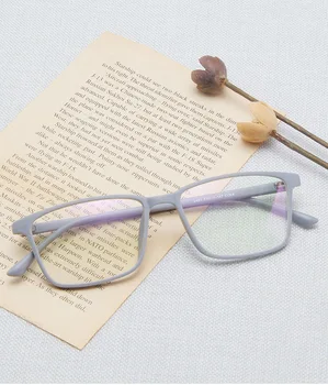 kadın Erkek kare Gözlük Çerçeve Kadın Gözlük Şeffaf Cam Marka Şeffaf Şeffaf Gözlük Optik Miyopi Gözlük oculos de gri