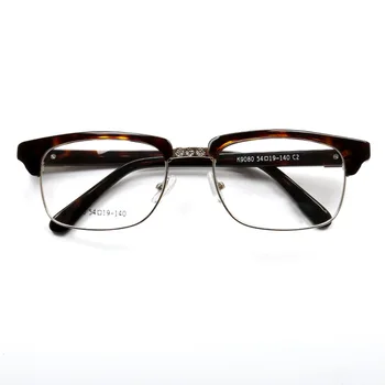 Vintage kare gözlük çerçeve erkekler retro tasarımcı marka optik gözlük Miyopi Presbiyopi kadın reçete gözlük