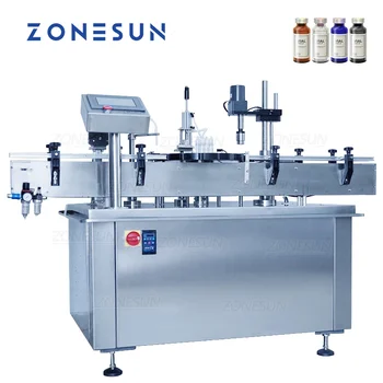 ZONESUN All-İn-One Dolum ve Kapatma Makinesi ZS-PB450 Otomatik Küçük Peristaltik Pompa Penisilin şişe doldurma makinesi Küçük Hacimli