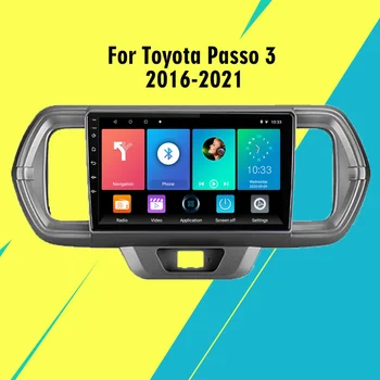 Toyota Passo için 3 2016-2021 4G Carplay 2 Din Android Araba Radyo Araba Multimedya GPS Navigasyon WİFİ FM Kafa Ünitesi Oyuncu