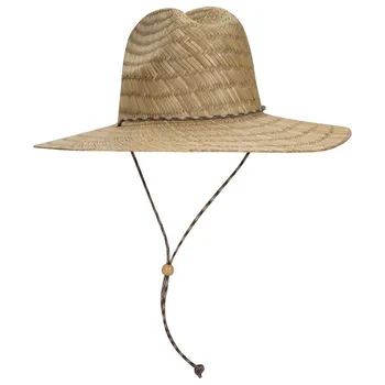 25 adet / grup Basit erkek ve kadın yaz kovboy şapkası hasır şapka içi boş örgü katlanabilir güneş şapkası 57-58cm açık plaj şapkası