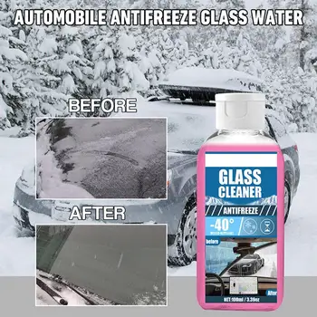 100g Kış Anti-freeze Cam Su araç ön camı Kaldırmak Yıkama Temizleme Yağmur Geçirmez Film Sıvı Araba Aksesuarları Temizleyici Yağ O2Y4