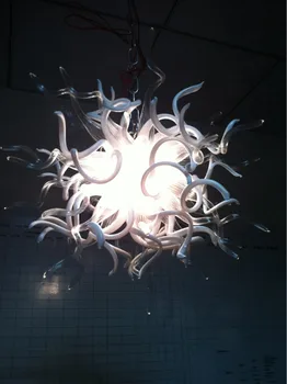 Benzersiz Tasarlanmış El Yapımı Üflemeli Cam Kolye LightsCeiling Dekoratif Yemek Odası Dekor için
