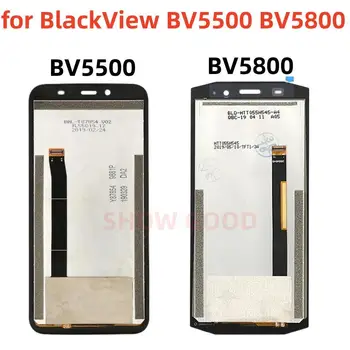 Blackview BV5500 BV5800 LCD ve dokunmatik ekran digitizer Ekran Modülü Aksesuarları Meclisi Değiştirme 4.8