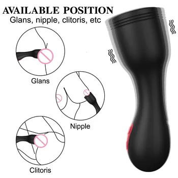 Hayalet Egzersiz Vibratör Seks Oyuncakları Erkekler İçin Penis Erkek Masturbator 9 Modları Gecikme Boşalma Glans Eğitmen USB Şarj Seks Shop