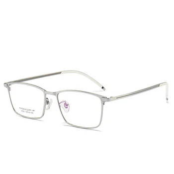 Yeni Titanyum Stylis Göz Gözlük Çerçeve Moda Toptan Kare Optik Şeffaf Gözlük Erkek Kadın Gözlük Doldurun Prescrption