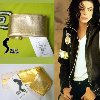 Preformance Koleksiyonu için MJ Michael Jackson Klasik Altın Kol Bandı