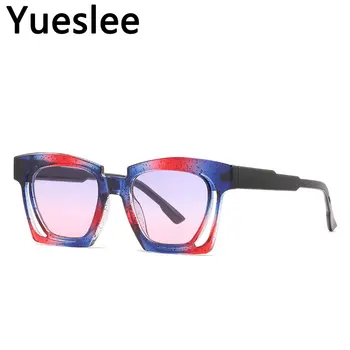 49786 Retro Kare Lüks Güneş Gözlüğü Erkek Kadın Moda Shades Uv400 Vintage Gözlük Bayanlar Güneş Gözlüğü