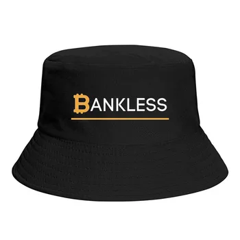 Yeni Unisex Polyester Bankasız Kova Şapka Kadın Yaz Güneş Koruyucu güneş şapkası Bitcoin Cryptocurrency Erkekler Streetwear Balıkçılık Şapkalar