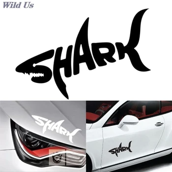 Yeni moda şık köpekbalığı Oto araba gövde gerilim arka cam vücut Çıkartmalar