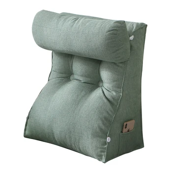 Arkalığı Yastık Yatak Bel Boyun Yastıkları Çanta Sandalye Yastık Koltuk meditasyon minderi Cojin Büyük Üçgen kanepe yastığı Hediye FK009