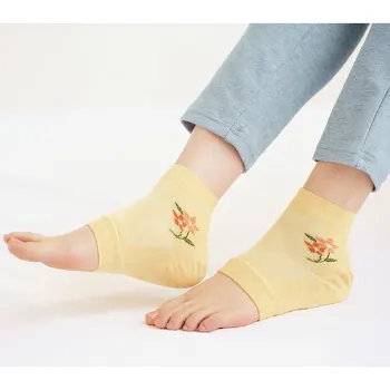 Uyku Topuk Nemlendirici Çorap Anti-Çatlama Topuk Bakımı Çorap