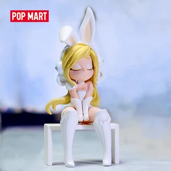 POPMART CoolrainLABO Relax Moment Serisi Kör Kutu Oyuncaklar Kız Kawaii Bebek Aksiyon Figürü Anime Modeli Doğum Günü Çocuk Hediye Gizem Kutusu