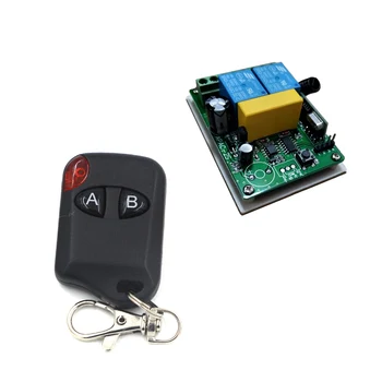 Akıllı ev anahtarı AC 110 V-230 V 2CH RF kablosuz uzaktan kumanda anahtarı uzaktan alıcı verici ışık Motor anahtarı 315/433 MHz