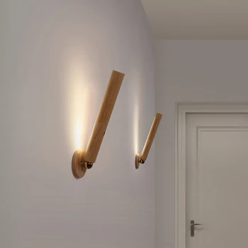 Ahşap Duvara monte Lamba şarj edilebilir Led Gece Lambası Manyetik Dokunmatik Sensör Karartma Duvar Lambası Mutfak Dolabı Yatak Odası