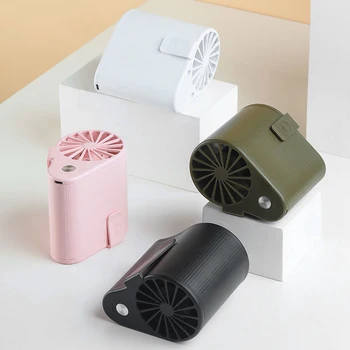 Mini Bel Asılı Fan Süper Güçlü Hava Akımı Taşınabilir Klima Takım şarj edilebilir pil 3 Hız Ayarı