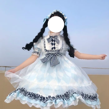 lolita moda kawaii Elbise Lolita orijinal tasarım günlük JSK elbise öğrenci Lolita tatlı kız OP ışık lo etek viktorya dönemi tarzı elbise