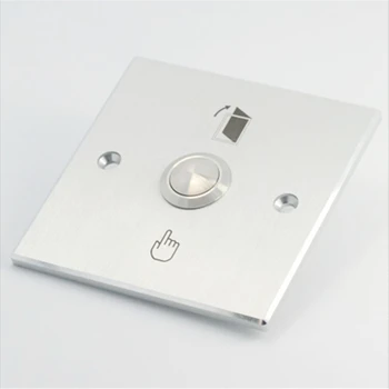 Dikdörtgen gümüş panelli ELEWIND kapı zili basma düğmesi (PM191B-10 / S )
