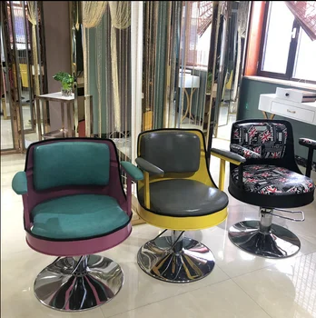 Kuaför sandalyesi moda berber dükkanı saç kesme sandalye çocuk sandalyesi asansör döner berber özel sandalye