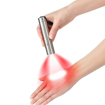 Kırmızı ışık tedavisi Linterna Mini Maçarico Led kalem güzellik aletleri yakın kızılötesi 660nm 850nm cihazı tam vücut cilt ağrı kesici