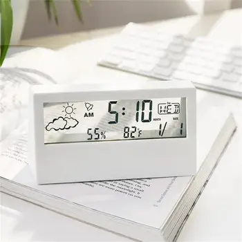 Çalar Saat Hafif Dijital Çalar Saat Geniş Uygulama Mini Yüksek Kaliteli Elektronik LCD Zaman Ekran Çalar Saat
